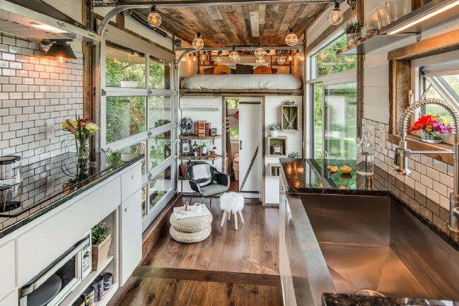 The Alpha Tiny House: You Can See Right Through This Tiny House!