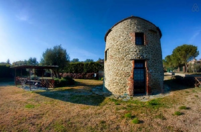 Old Tower Converted into a Beautiful Tiny House. Don't Judge by The Outside Look