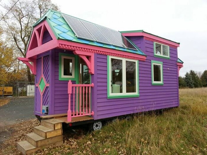 Wow, This May Be the Most Colorful Tiny House I Have Ever Seen!