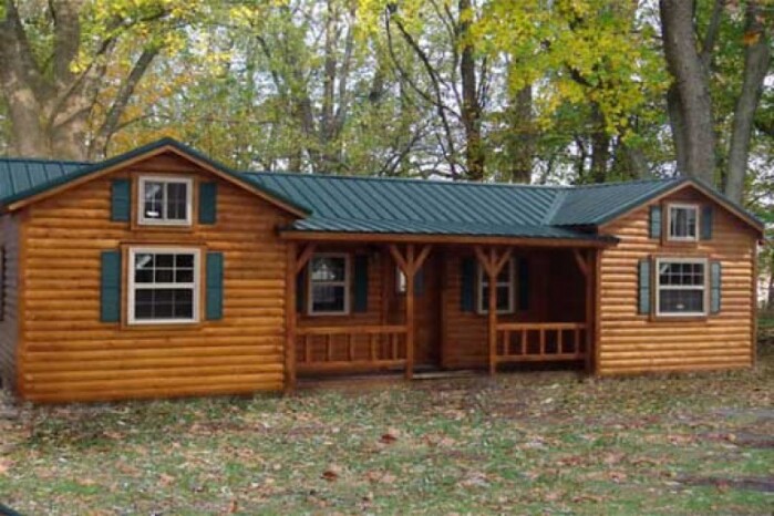 7 Beautiful Modular Log Cabins From Amish Log Company