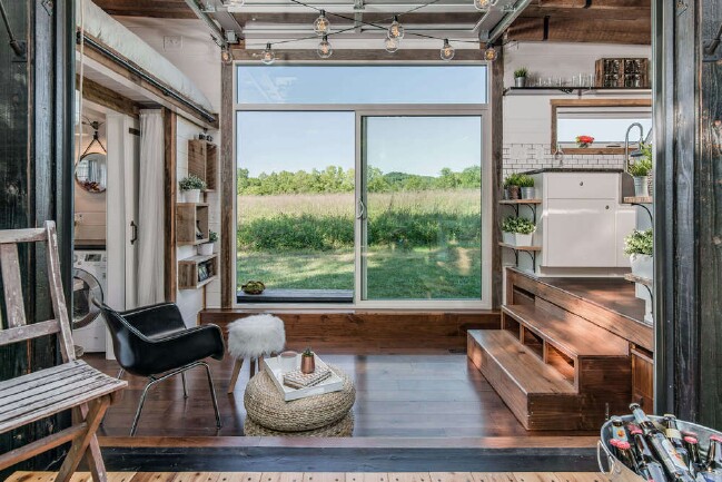 The Alpha Tiny House: You Can See Right Through This Tiny House!