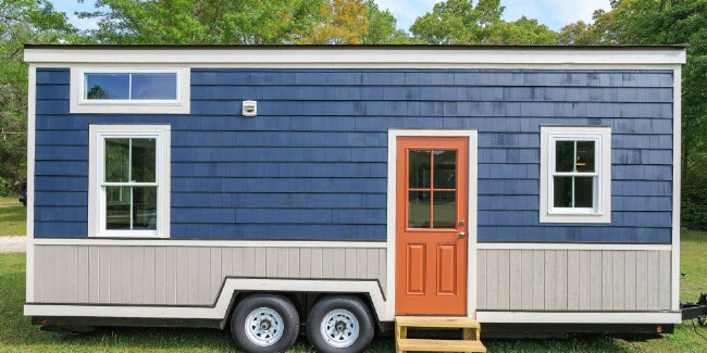 Bold Contrast and Vivid Colors Make This Tiny House an Oasis of Style 