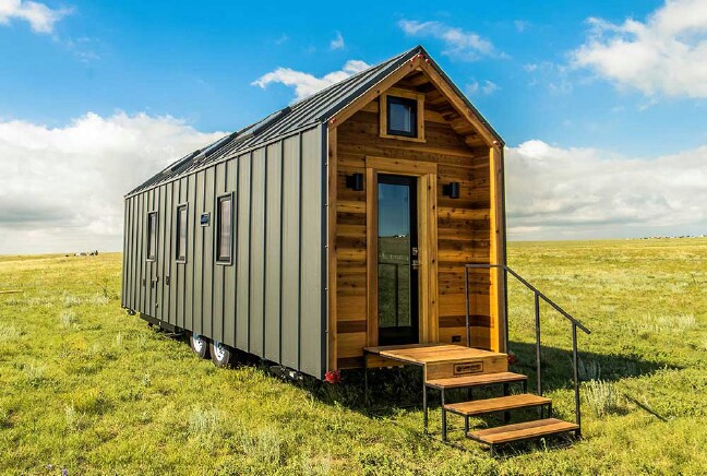 Farmhouse Traditional With Modern Amenities…This Tiny House 
Has it All