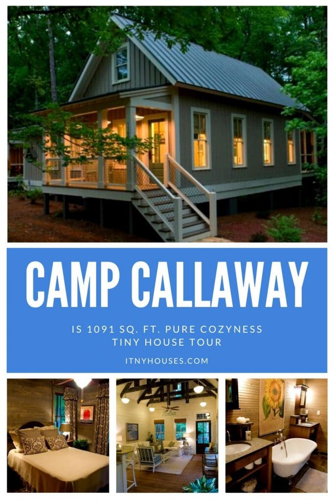 Camp Callaway Cottage is 1091 Sq. Ft. Pure Cozyness {Tiny