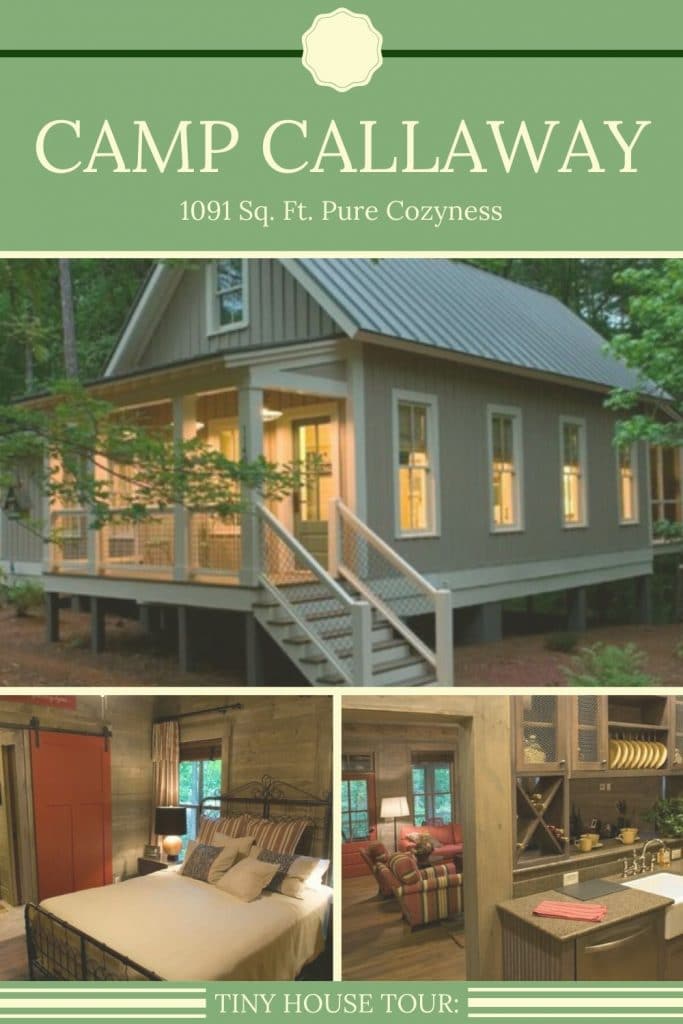 Camp Callaway Cottage is 1091 Sq. Ft. Pure Cozyness {Tiny