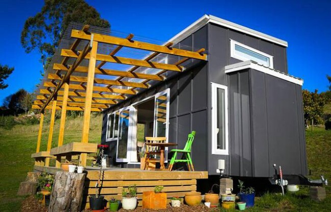 Adventurous Tiny House on Wheels Built By a Young New Zealand Couple