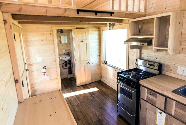 The Roanoke From Tumbleweed Tiny Houses is a Rustic Dream Home