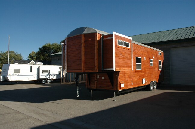At First Glance, it Looks Like a Horse Trailer but Wait Until You See Inside!
