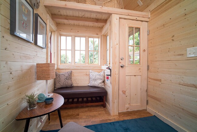 Rustic Elegance by Tumble Weed Tiny Houses Featuring an Unique Hidden 
Surprise