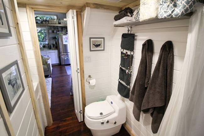 Young Couple Builds a Baby Friendly 400 Square Foot Tiny House {13 Photos}