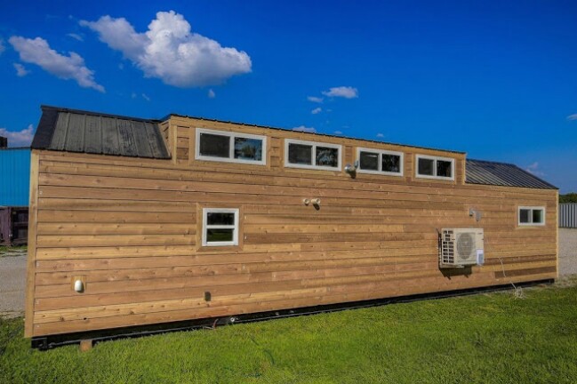 Shipping Container Transformed Into a Beautifully Rustic Tiny House {12 Photos}