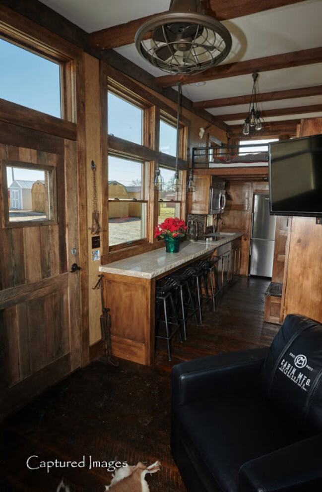 The Manliest Tiny House Called the Bushwhacker is Up for Grabs! {14 Photos}