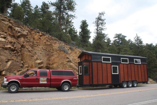 Little red tiny house by Simblissity