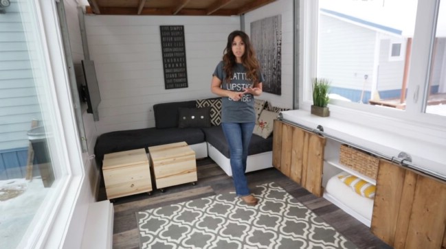 Self-Taught Builder Graduates to Incredible Tiny House with Elevator Bed