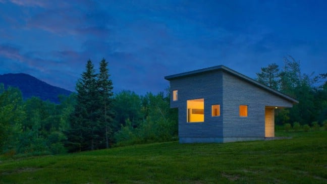 Angular and Modern Tiny House with a Grand View