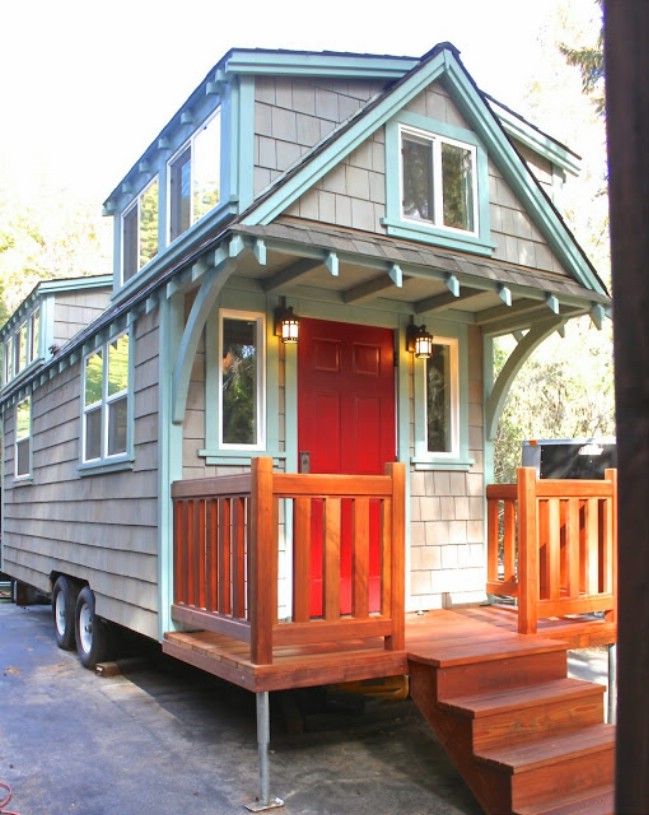 Tranquil Two Bedroom Tiny House from California Builders