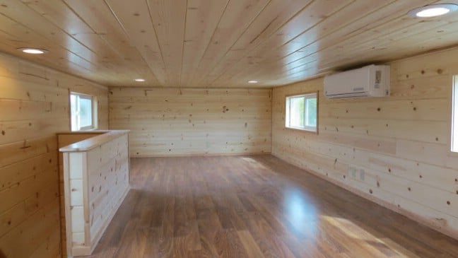 Spread Out in the Double Lofted Tiny House by Rich’s Portable Cabins