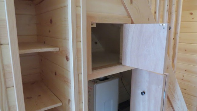 Spread Out in the Double Lofted Tiny House by Rich’s Portable Cabins
