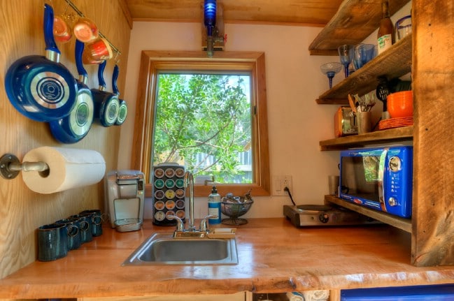 Austin, TX Woman Designs Funky Tiny House to Rent Out