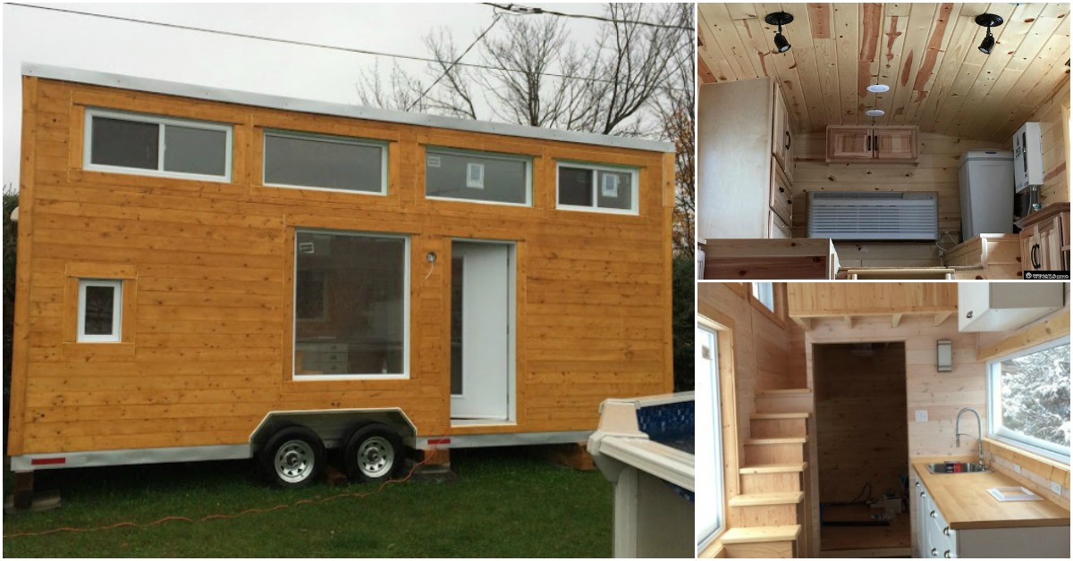 Cozy Canadian Tiny House Up for Sale in Quebec Tiny Houses