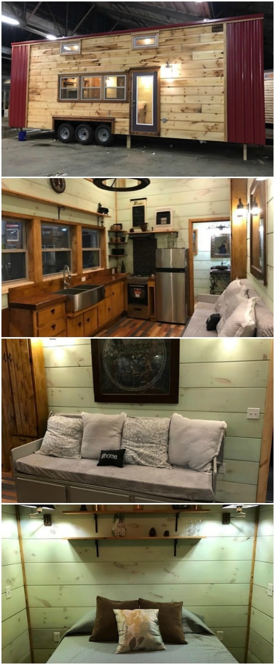 Modern and Rustic 320sf Tiny House by Incredible Tiny Homes for Sale ...