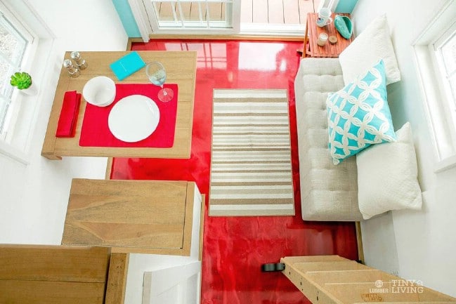 Red and Blue Shonsie by 84 Lumber - Tiny House Tour