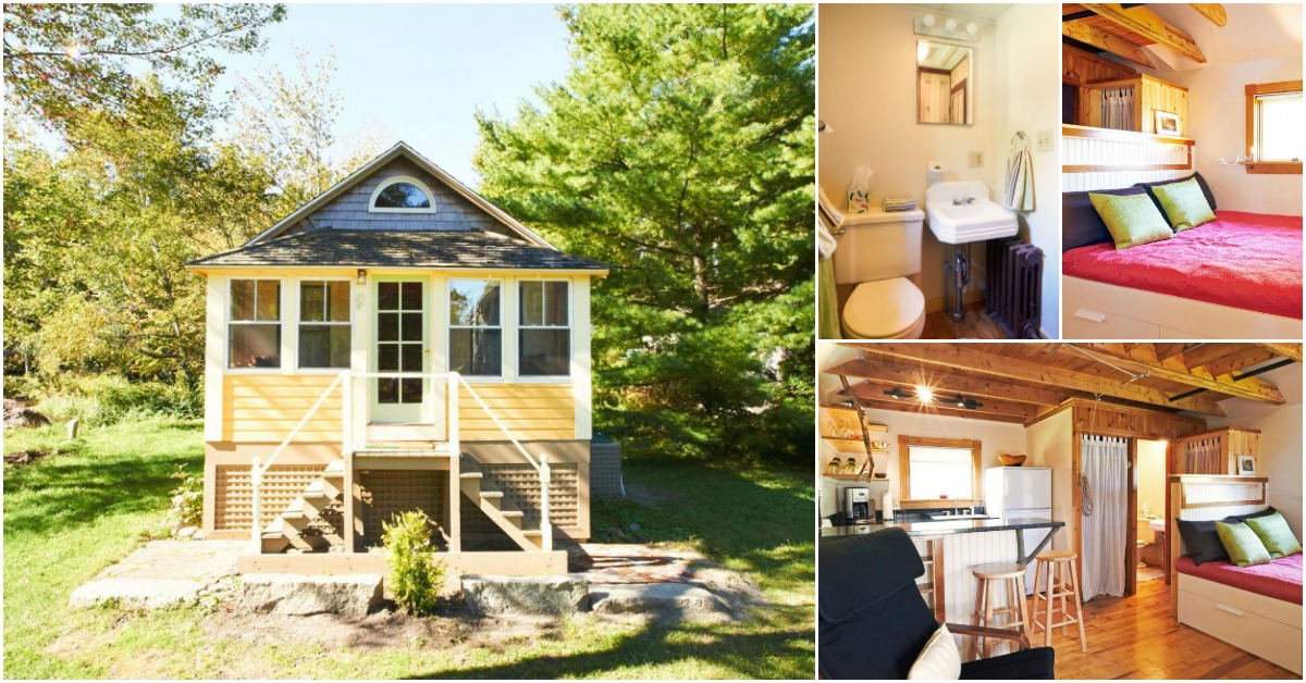 Experience Tiny Living by Renting this Cozy Tiny Cottage 
