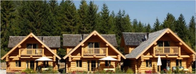 Unbelievable Tiny Log Houses Built by Canadian Company for Italian Vacation Destination
