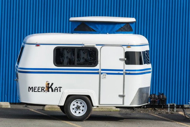 Pull this Adorable MeerKat Tiny House with Any 4-Cylinder Vehicle AND Store it in Your Regular Garage!