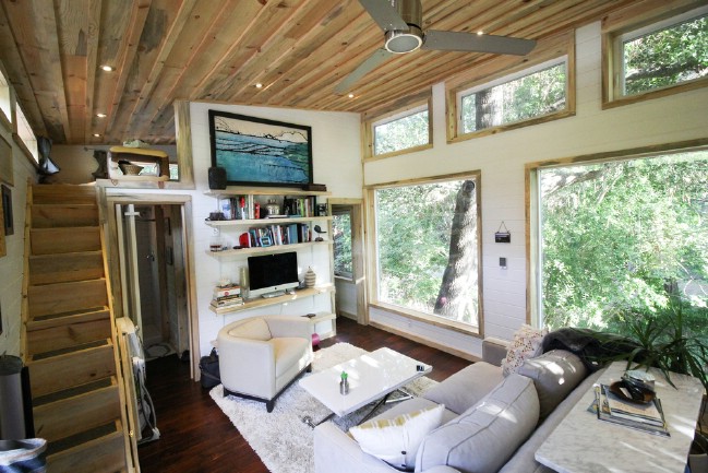 392 Square Foot Tiny House by Portable Cedar Cabins