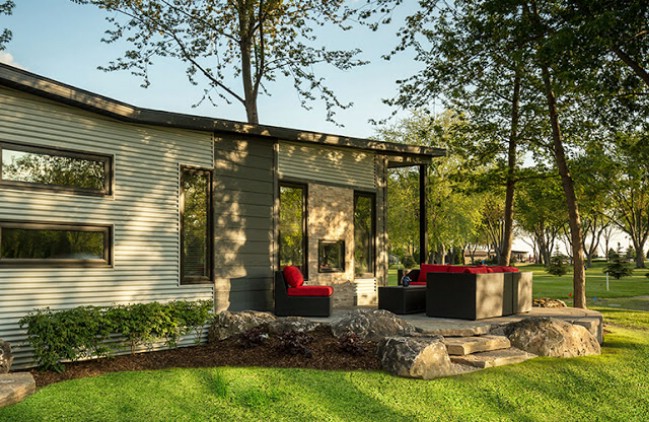 Stunning 540 Square Foot Tiny House at Ontario Resort Sleeps Up to Six