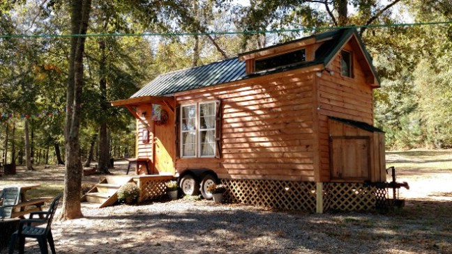 200 Square Foot Tiny House on Wheels by Hummingbird Housing in Georgia