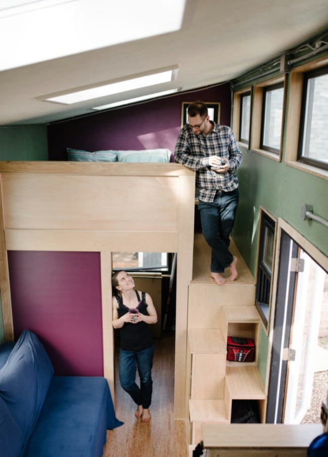 Couple Designs 229 Square Foot “Tiny for Two” House in Oregon