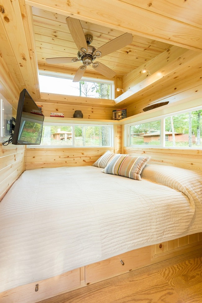 344 Square Foot Tiny House Sleeps EIGHT in Luxurious Comfort