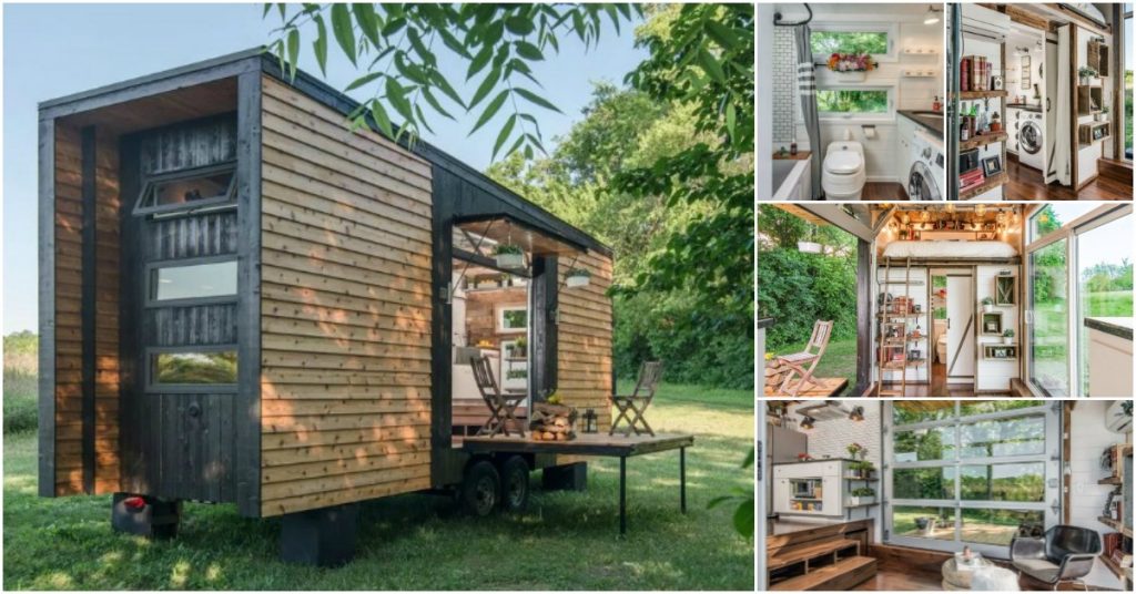 Tiny House with a Tiny Hot Tub by Tiny Wood Homes of England - Tiny Houses