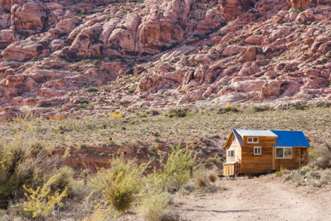 Rent this Tiny House on a Dude Ranch Outside of Las Vegas and Death Valley