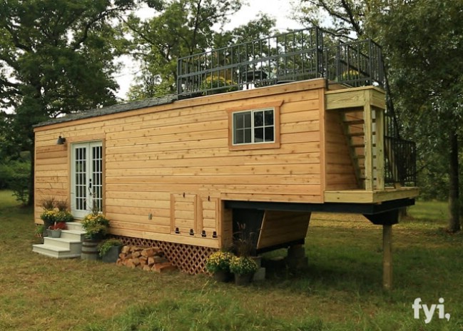 Newlyweds Build 264 Square Foot Tiny House to Suit Travel Nurse Lifestyle