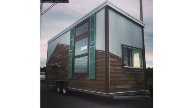 Funky Rustic Tiny House by Lumbec of Quebec