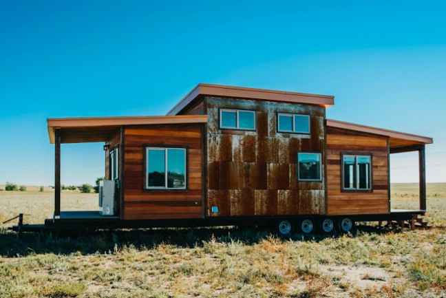 Rustic and Luxurious 328 Square Foot Mount Antero Tiny House