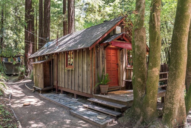 Peaceful 324 Square Foot Tiny House in Sonoma County for Sale