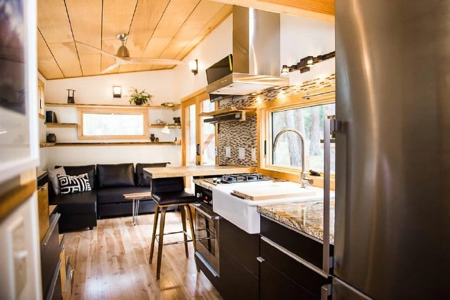 Wood Iron Tiny Homes Unveils Their First Tiny House and it's Impressive