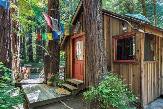 Peaceful 324 Square Foot Tiny House in Sonoma County for Sale
