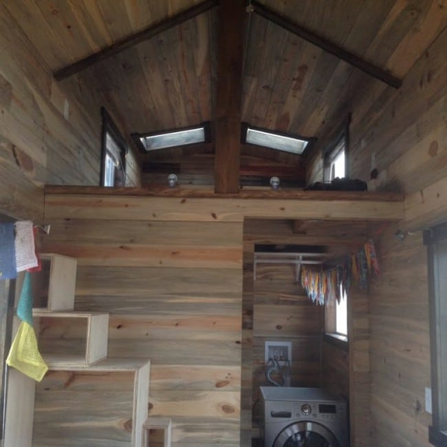 196 Square Foot Tiny Home Built with Beetle-Kill Pine for Sale