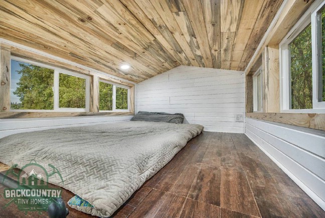 Juniper Tiny House Packs Tons of Storage in less than 300 Square Feet