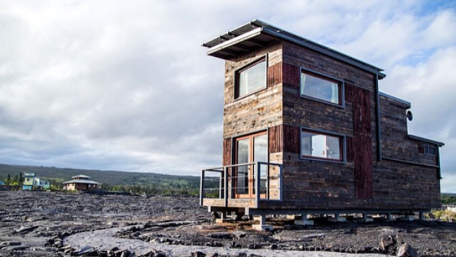 Stay in the Phoenix Tiny House Surrounded by Lave in Pāhoa, Hawaii
