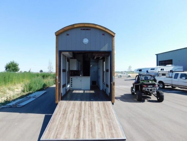 Spacious and Luxurious Tiny House with Room for Big Toys