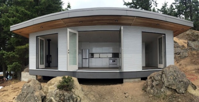 Book-Inspired Off-Grid Modular Tiny House by West Coast Outbuildings