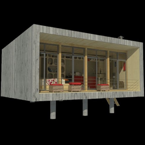 Contemporary Small House Plans: Sheena