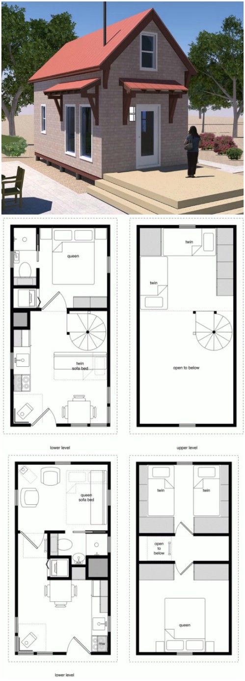 Tiny Houses With Free Or Low Cost Plans, Tiny House Floor Plan Builder