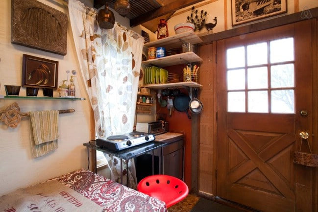 It Used to Be a Garage … Now It’s a Rustic Tiny Retreat
